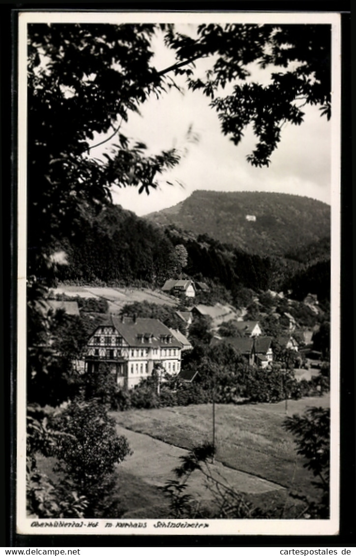 AK Bühlertal, Ortsansicht mit Kurhaus Schindelmeter