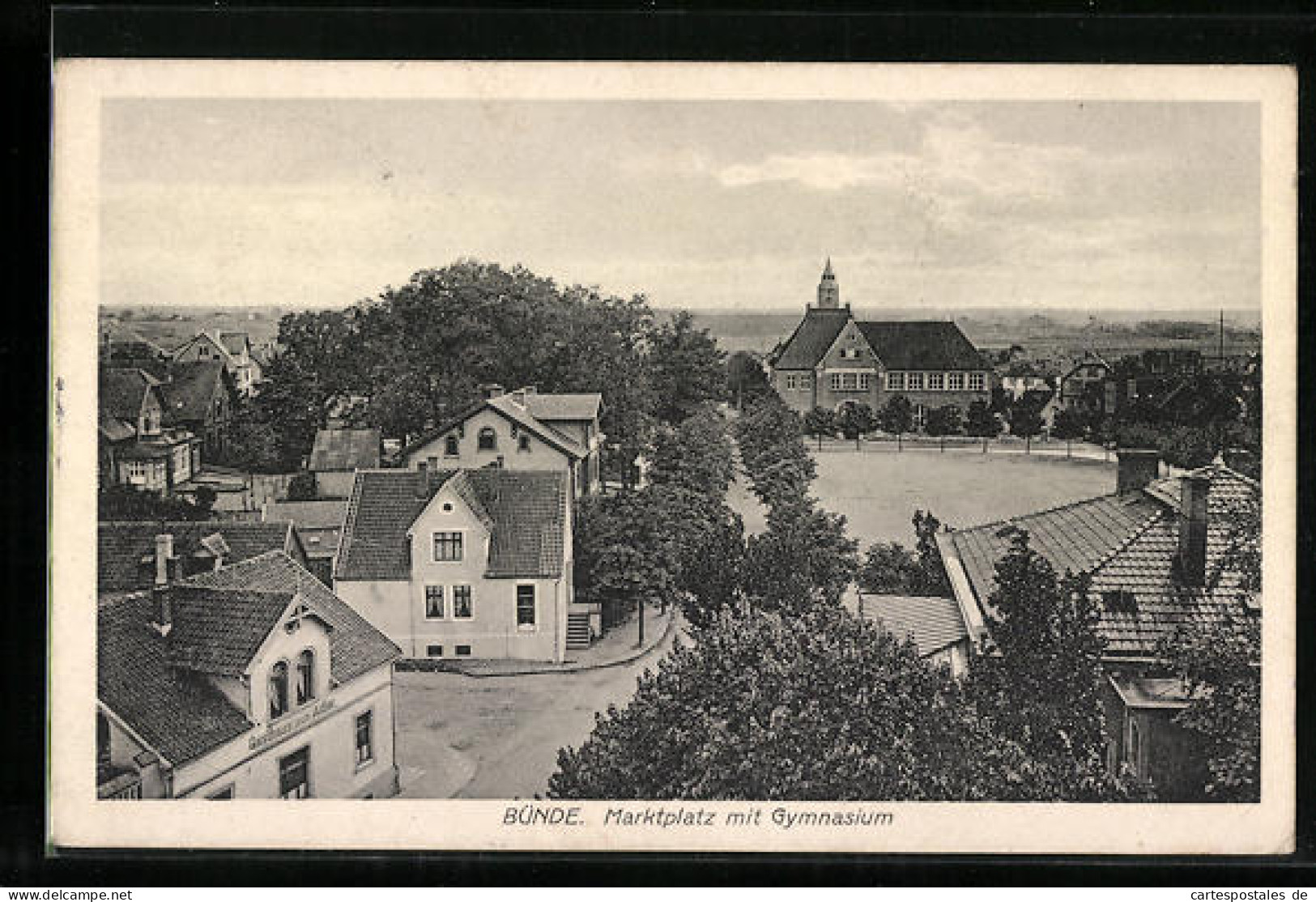 AK Bünde, Marktplatz mit Gymnasium