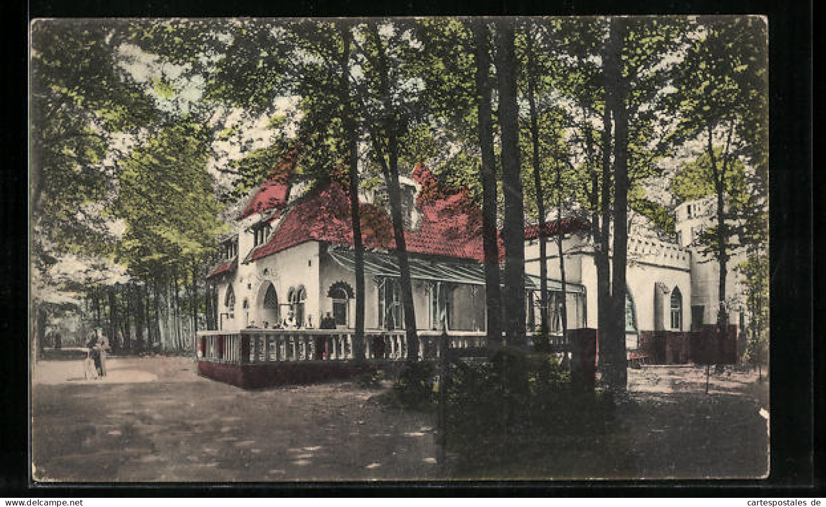 AK Bünde /Westf., Gasthaus Waldschlösschen