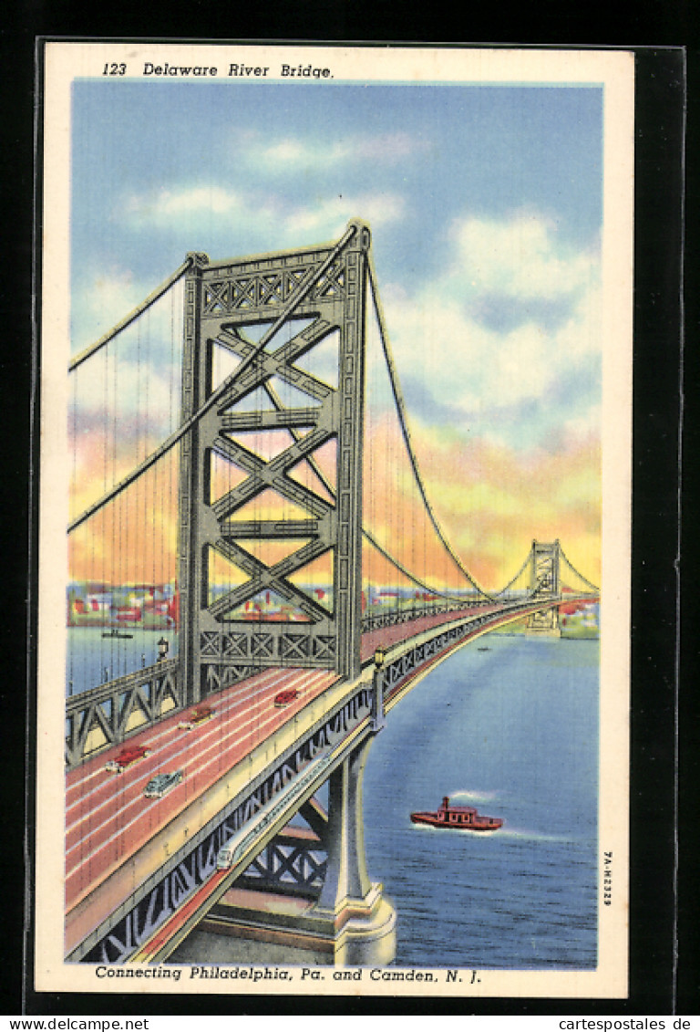 AK Camden, NJ, Delaware River Bridge, Connecting Philadelphia and Camden