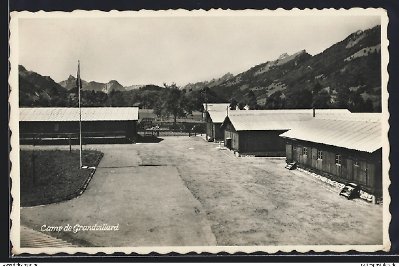 AK Camp de Grandvillard, Ortspartie