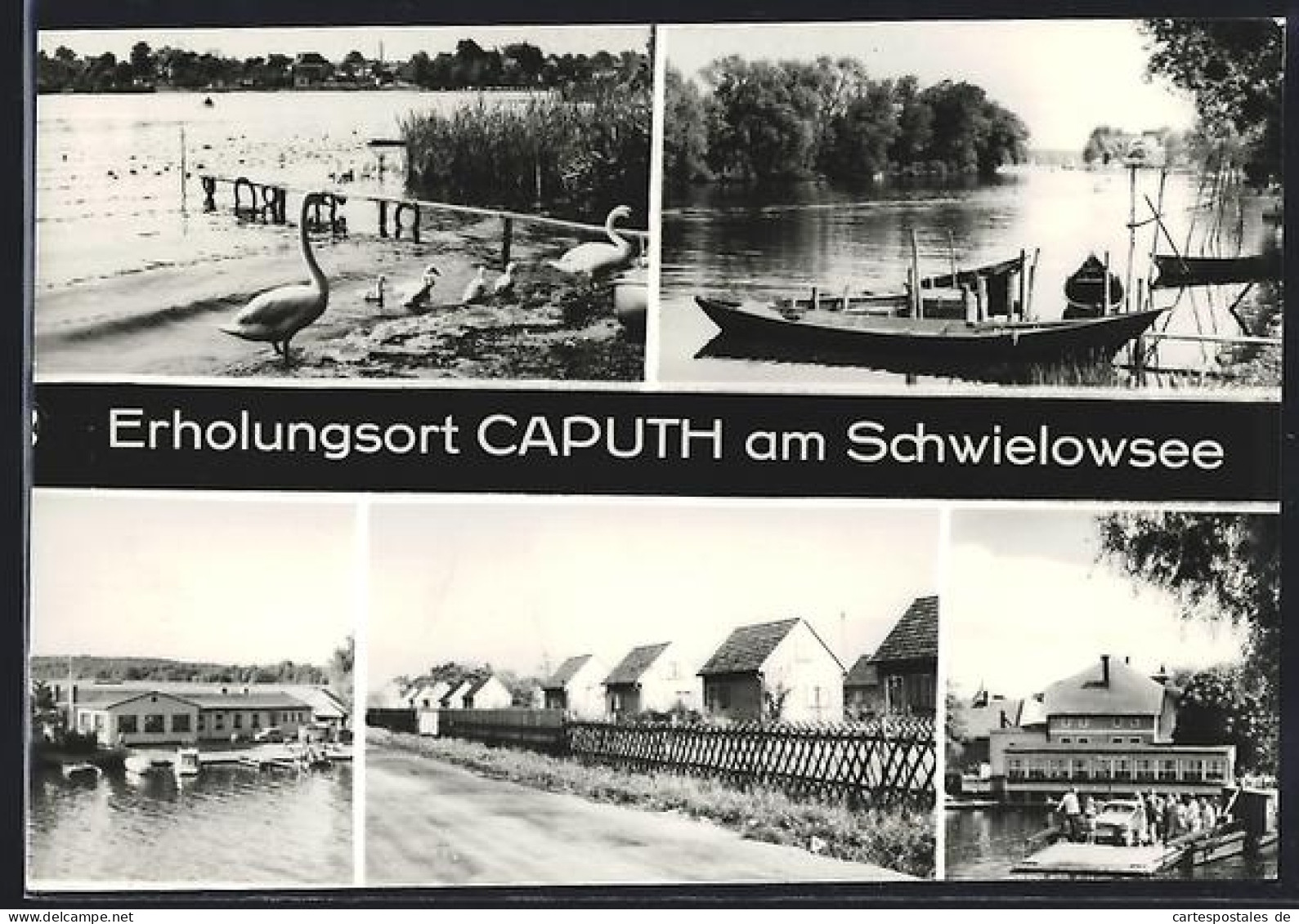 AK Caputh am Schwielowsee, Bootsanleger, Uferpromenade
