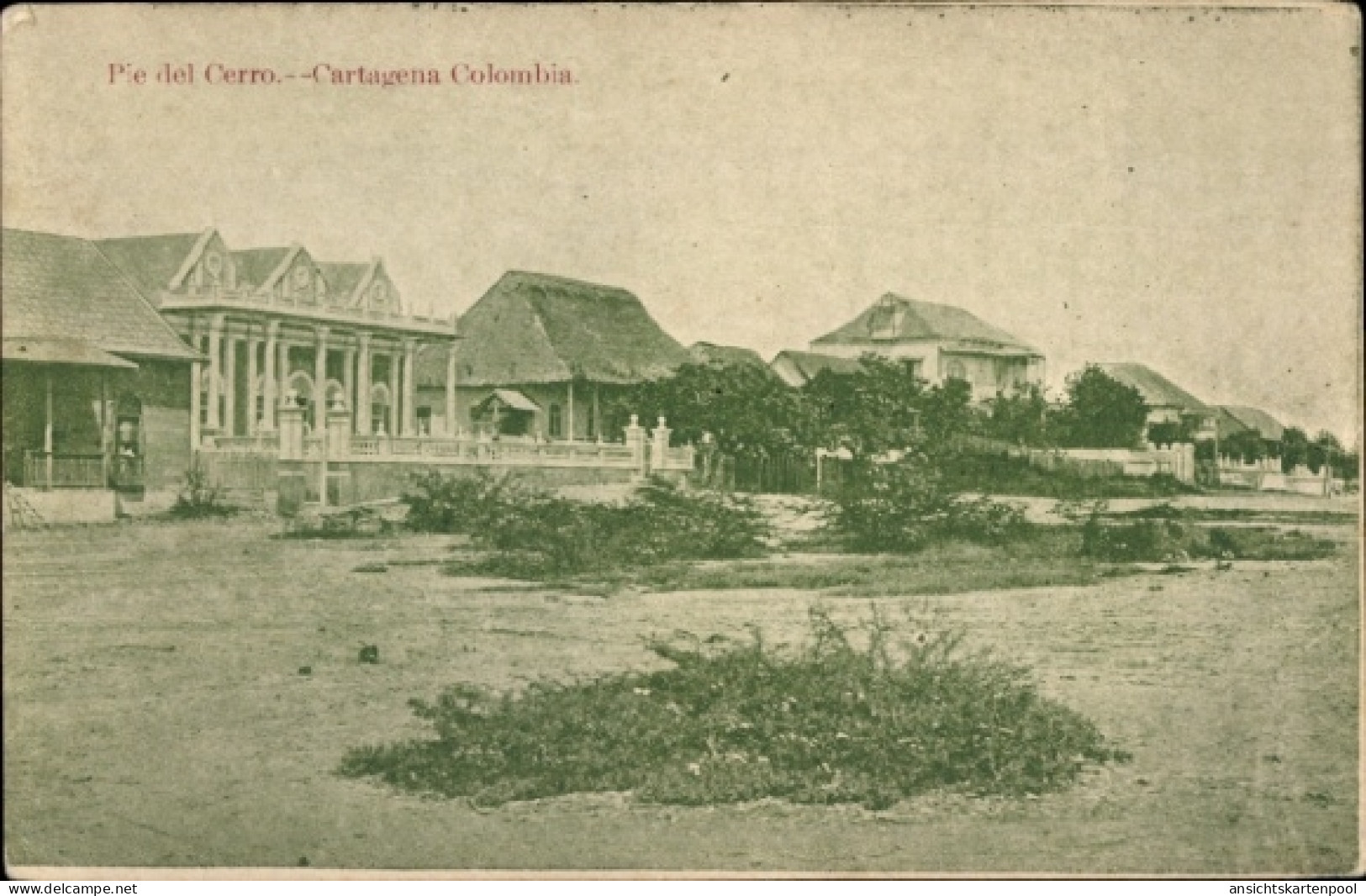 AK Cartagena Kolumbien, Pie del Cerro