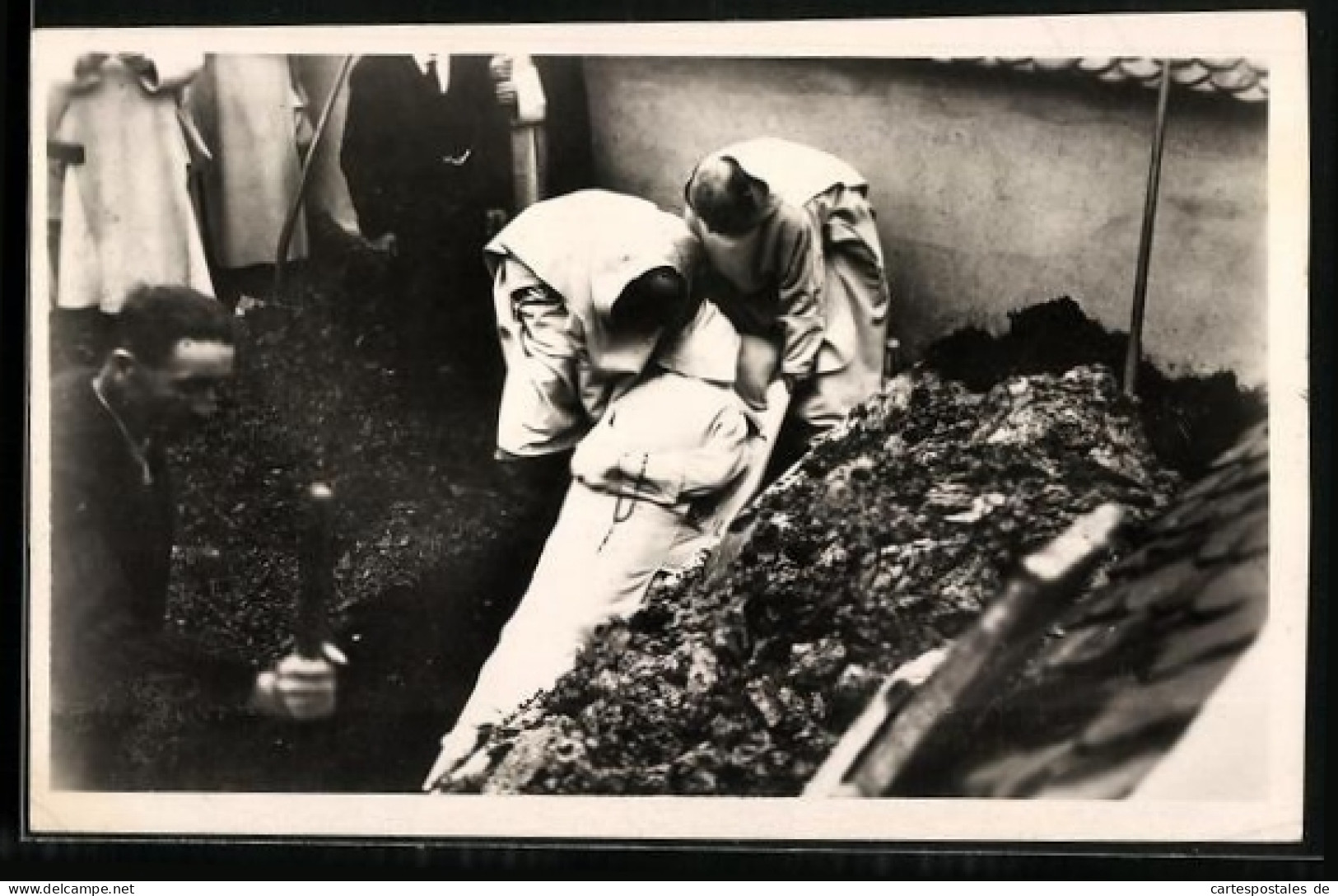 AK Cerniat, Chatreuse de la Valsainte, Enterrement d'un Chartreux, Beerdigung eines Geistlichen