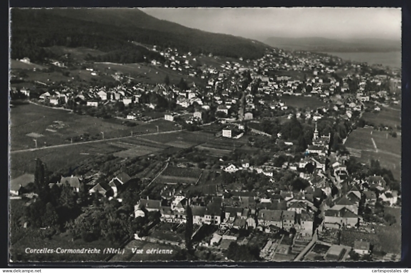 AK Corcelles-Cormondrèche /Ntel., Vue aérienne