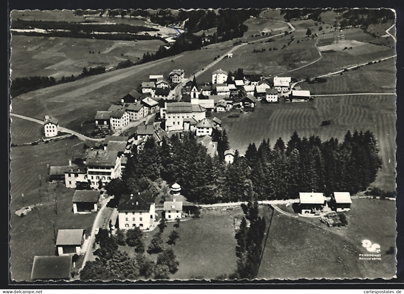 AK Cunter, Gesamtansicht vom Flugzeug aus