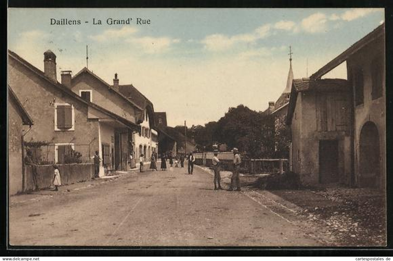 AK Daillens, La Grand` Rue