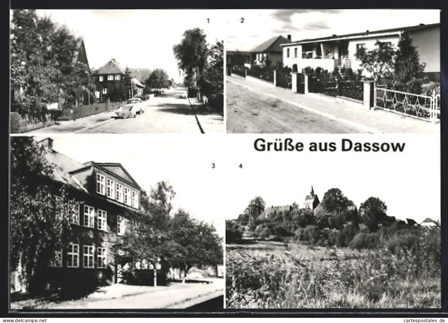 AK Dassow b. Grevesmühlen, Ernst-Thälmann-Strasse, Polytechnische Oberschule