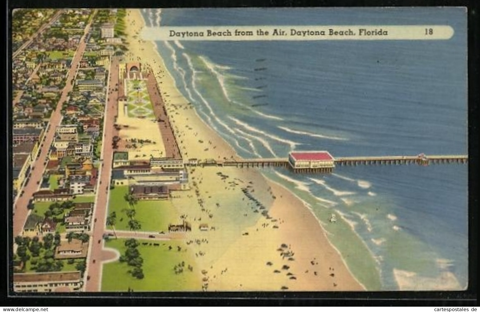 AK Daytona Beach, FL, Daytona Beach from the air