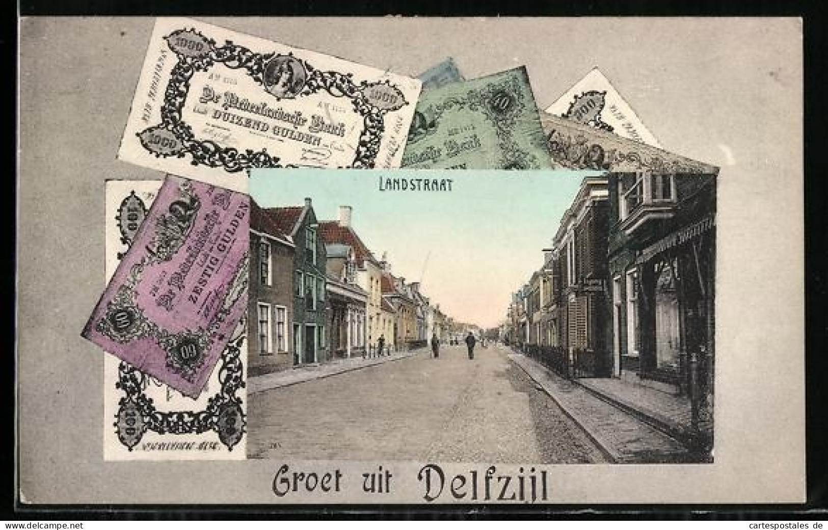 AK Delfzijl, Landstraat, Geldscheinpassepartout