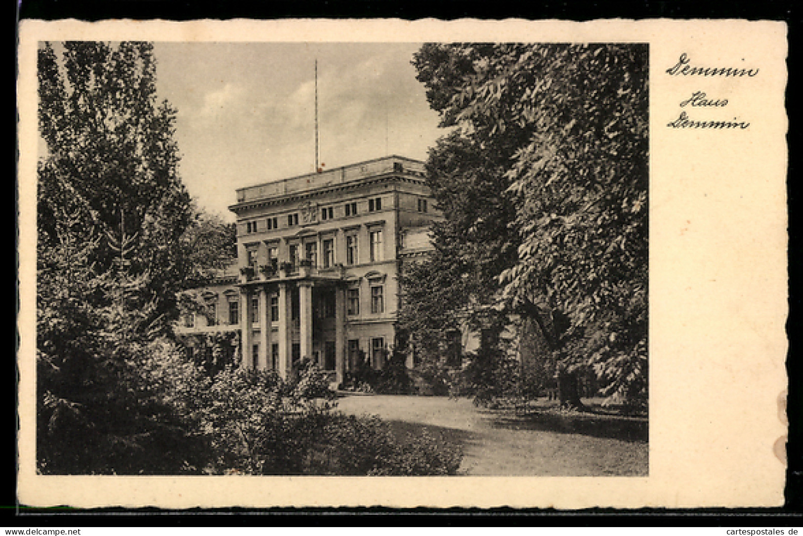 AK Demmin, Blick auf das Haus Demmin