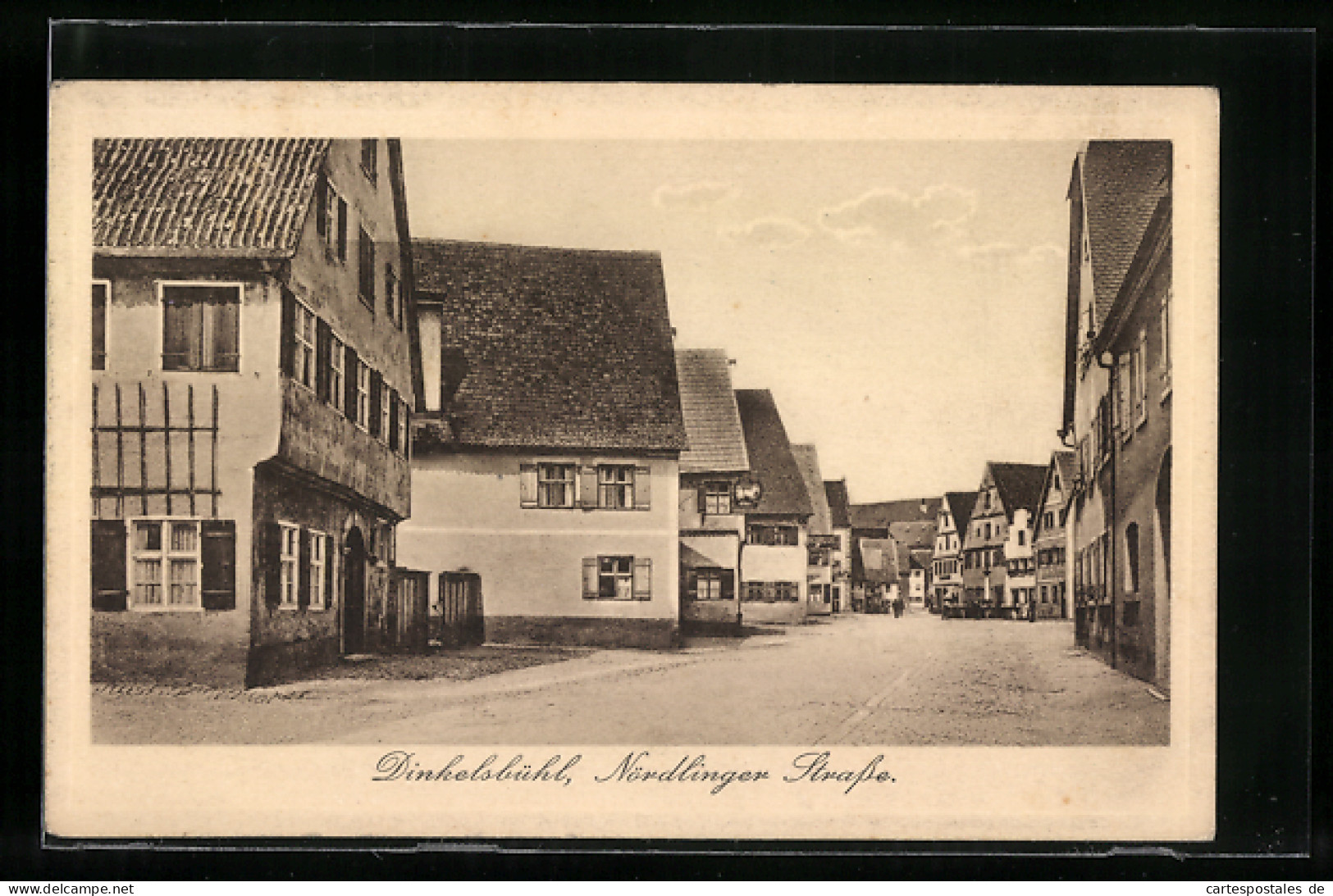 AK Dinkelsbühl, Blick in die Nördlingerstrasse