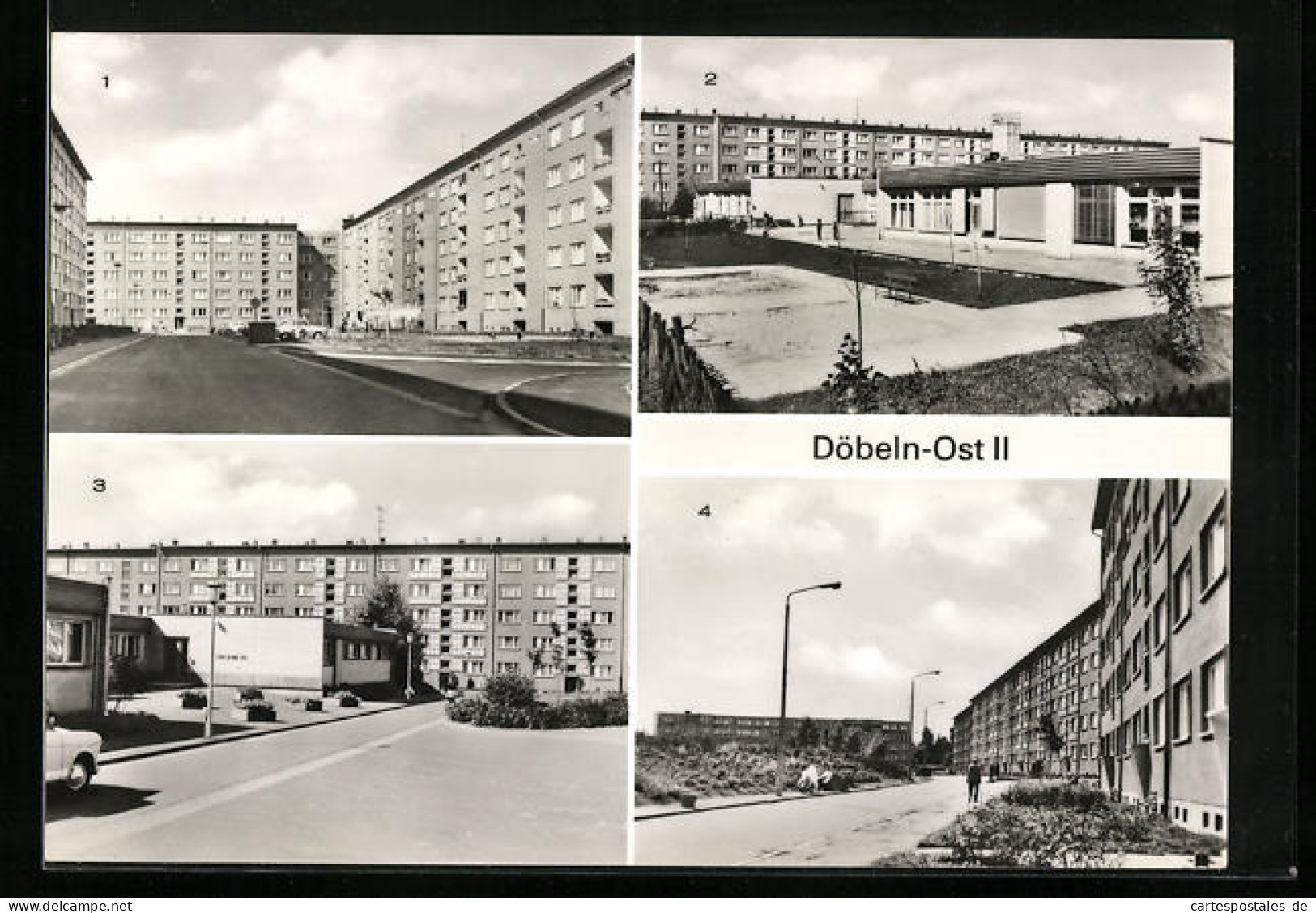 AK Döbeln, Häuserblocks Döbeln-Ost