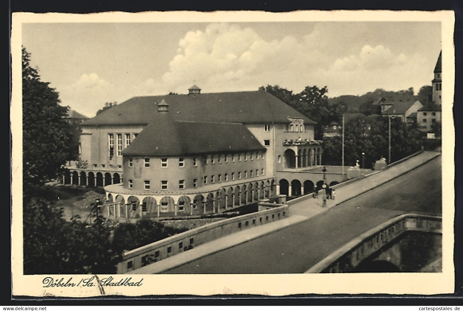 AK Döbeln /Sa., Stadtbad