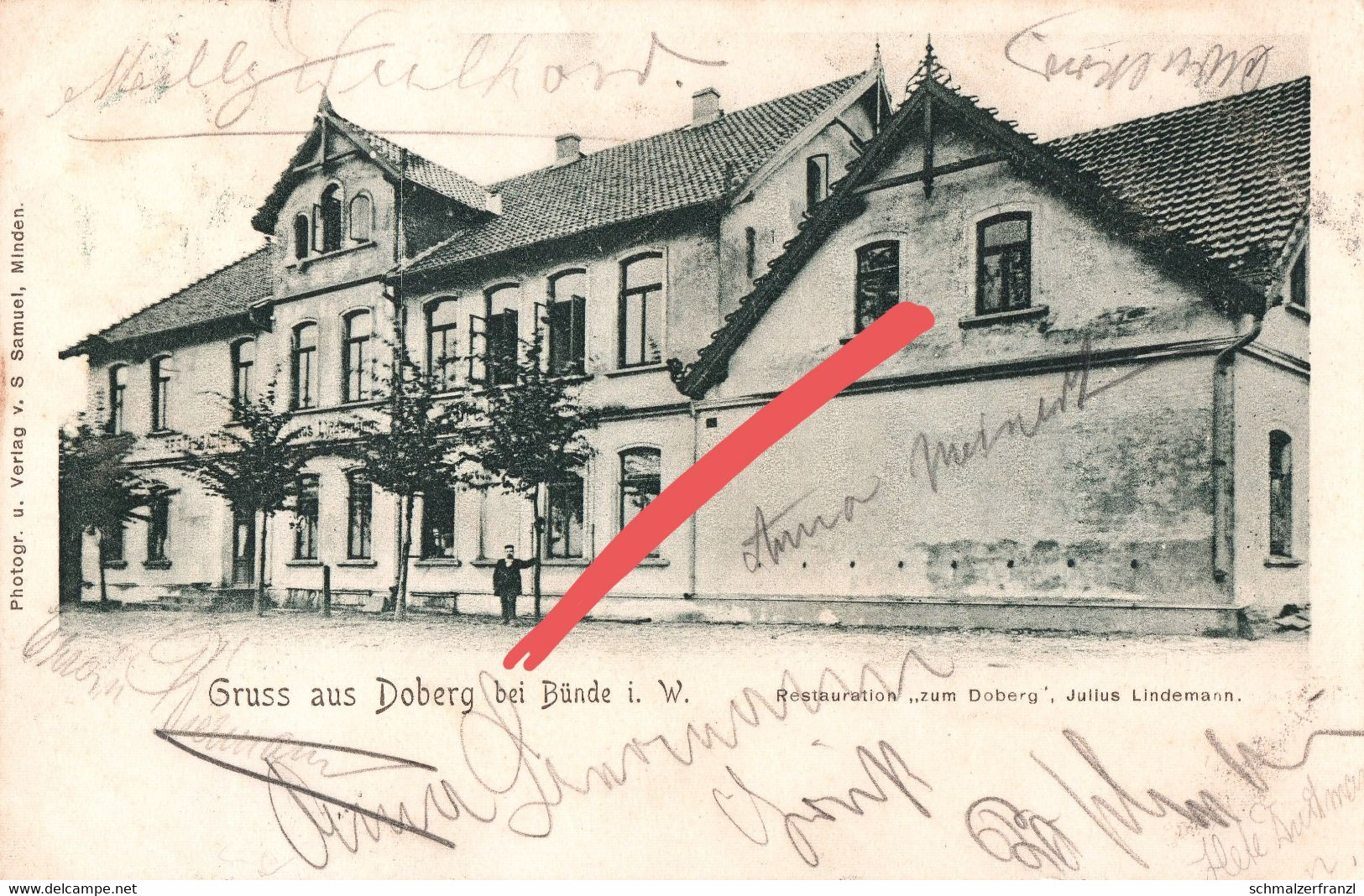 AK Doberg Restauration Gasthof a Bünde Südlengern Kirchlengern Bustedt Hiddenhausen Eilshausen Branneke Löhne Herford