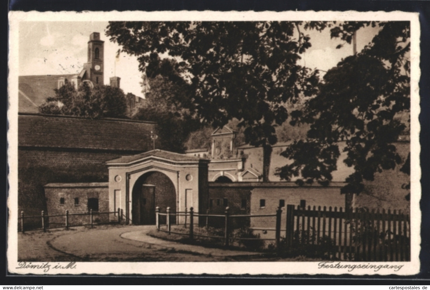 AK Dömitz i. M., Partie beim Festungseingang