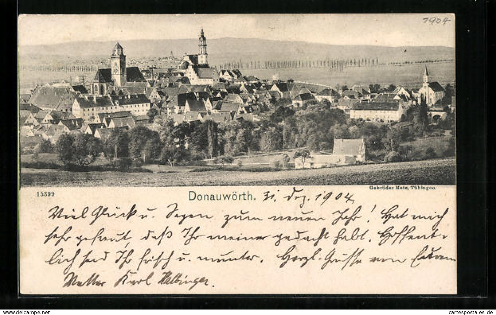 AK Donauwörth, Totalansicht