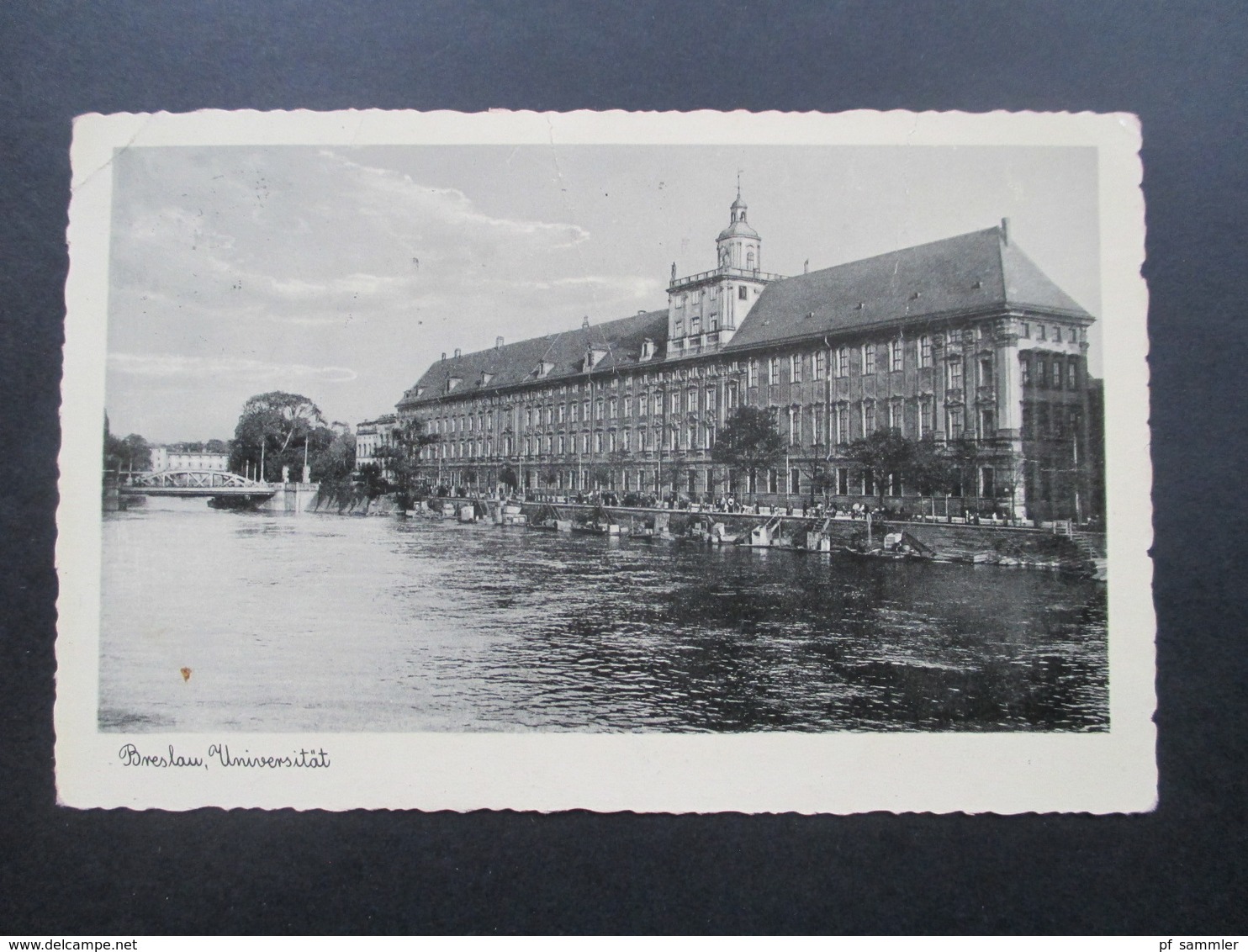 AK Echtfoto 1938 Breslau Universität. Schlesien. Nach Lückenwalde zum RAD gesendet. Truppenführer Paul Bühl