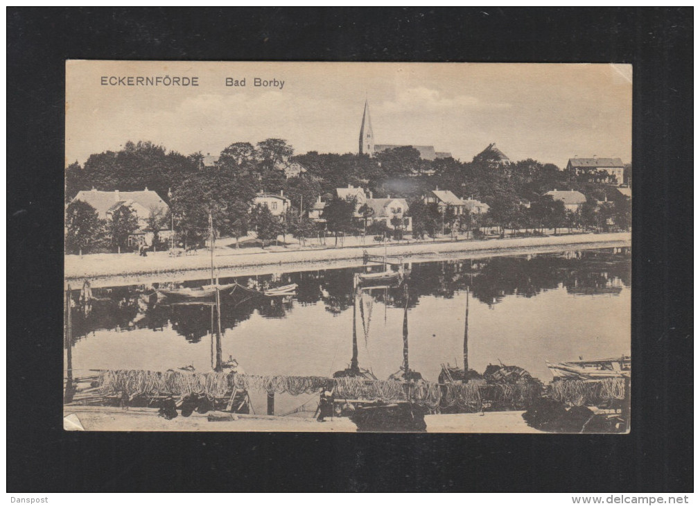 AK Eckernförde Bad Borby 1916