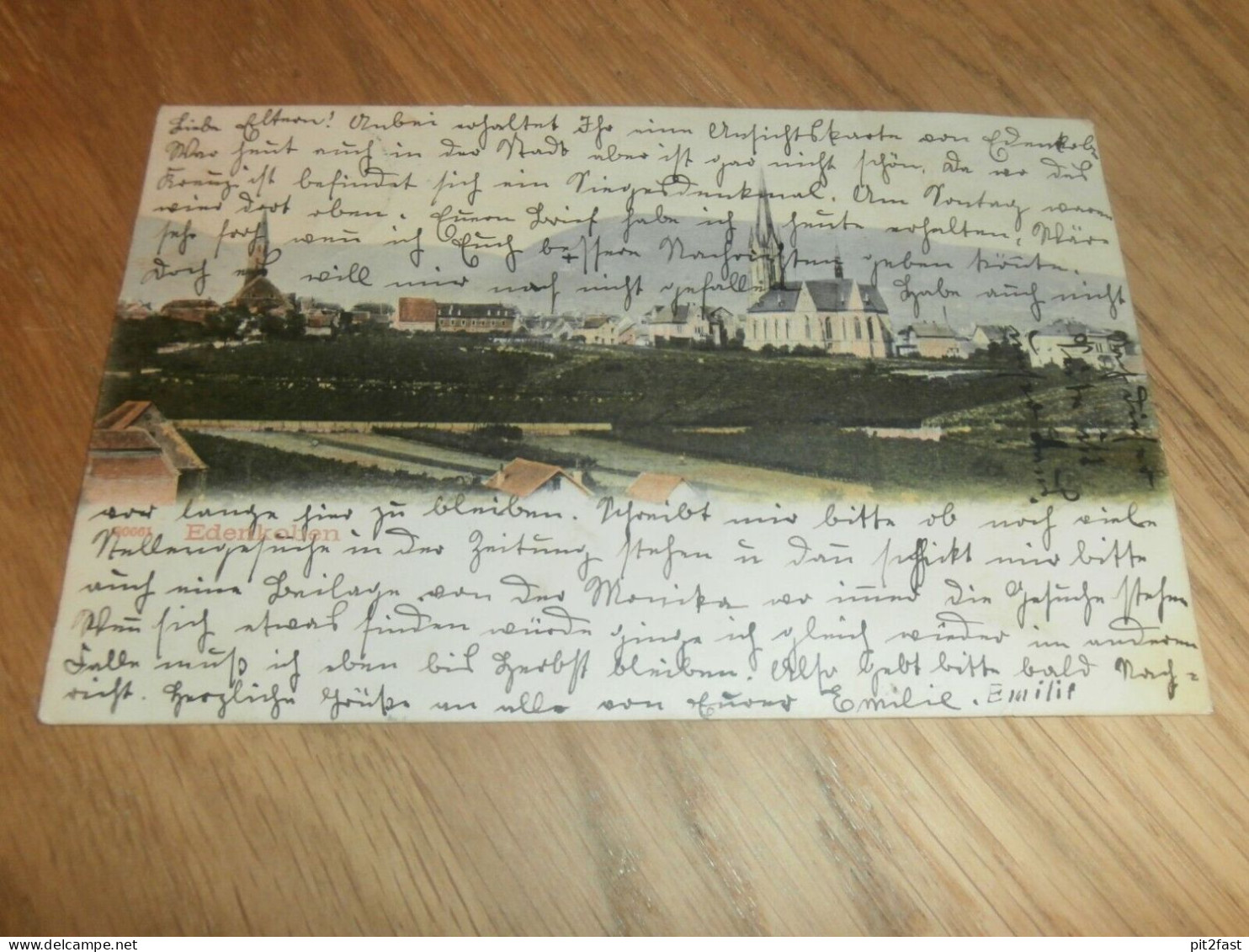 AK Edenkoben , 1906 , Litho , Ansichtskarte !!!