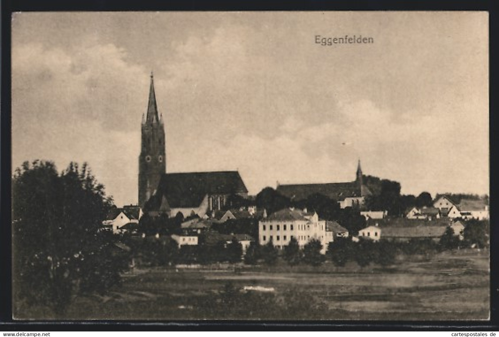 AK Eggenfelden, Blick zur Kirche