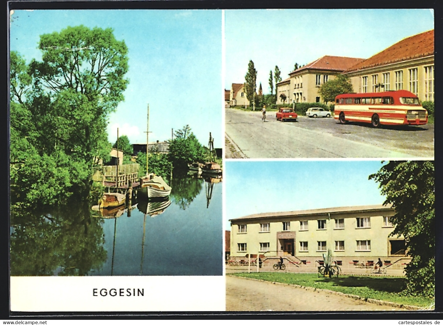 AK Eggesin, Rat der Stadt, Hotel-Gaststätte Mecklenburg