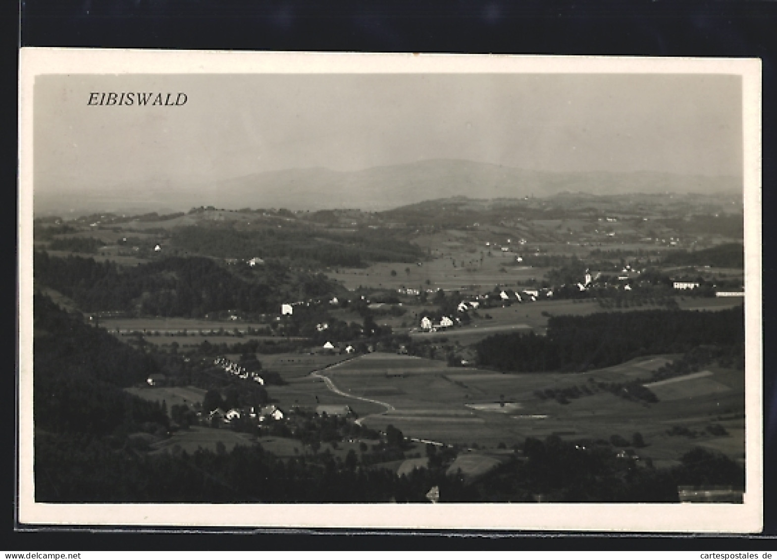 AK Eibiswald, Gesamtansicht mit Umgebung und Fernblick