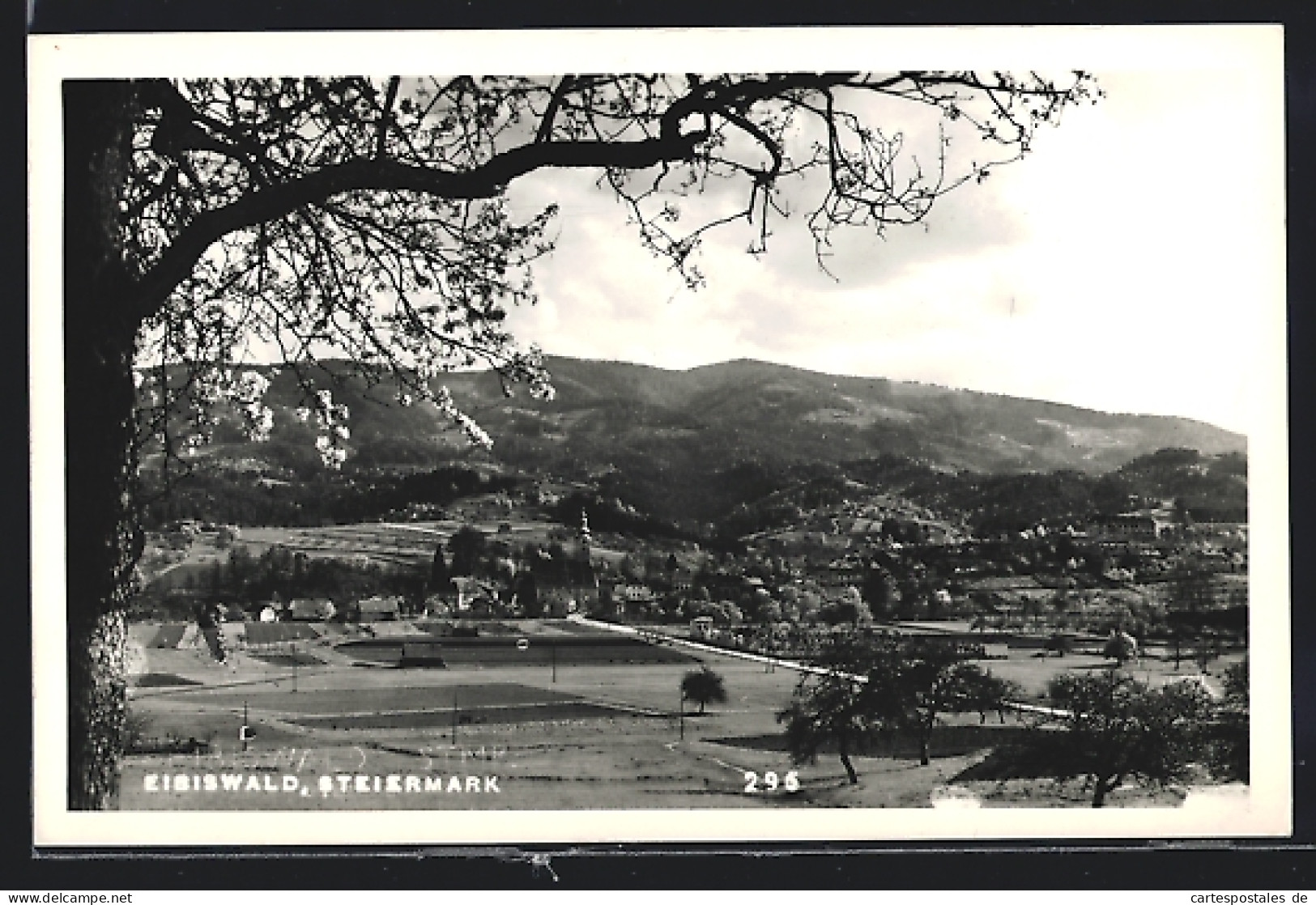 AK Eibiswald, Gesamtansicht von einem Berg aus