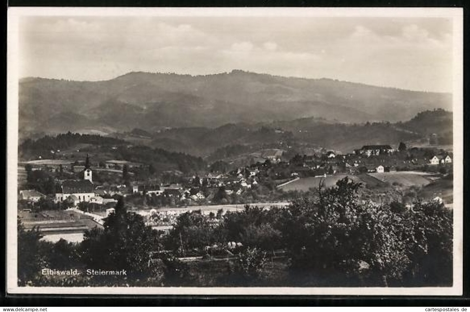 AK Eibiswald /Steiermark, Gesamtansicht aus der Vogelschau