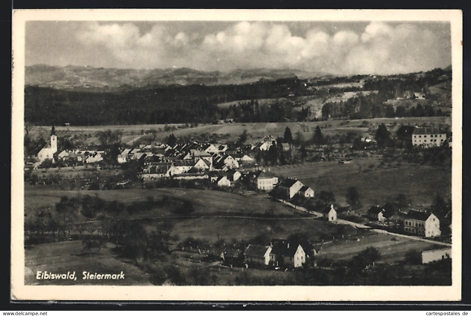 AK Eibiswald /Steiermark, Ortsansicht aus der Vogelschau