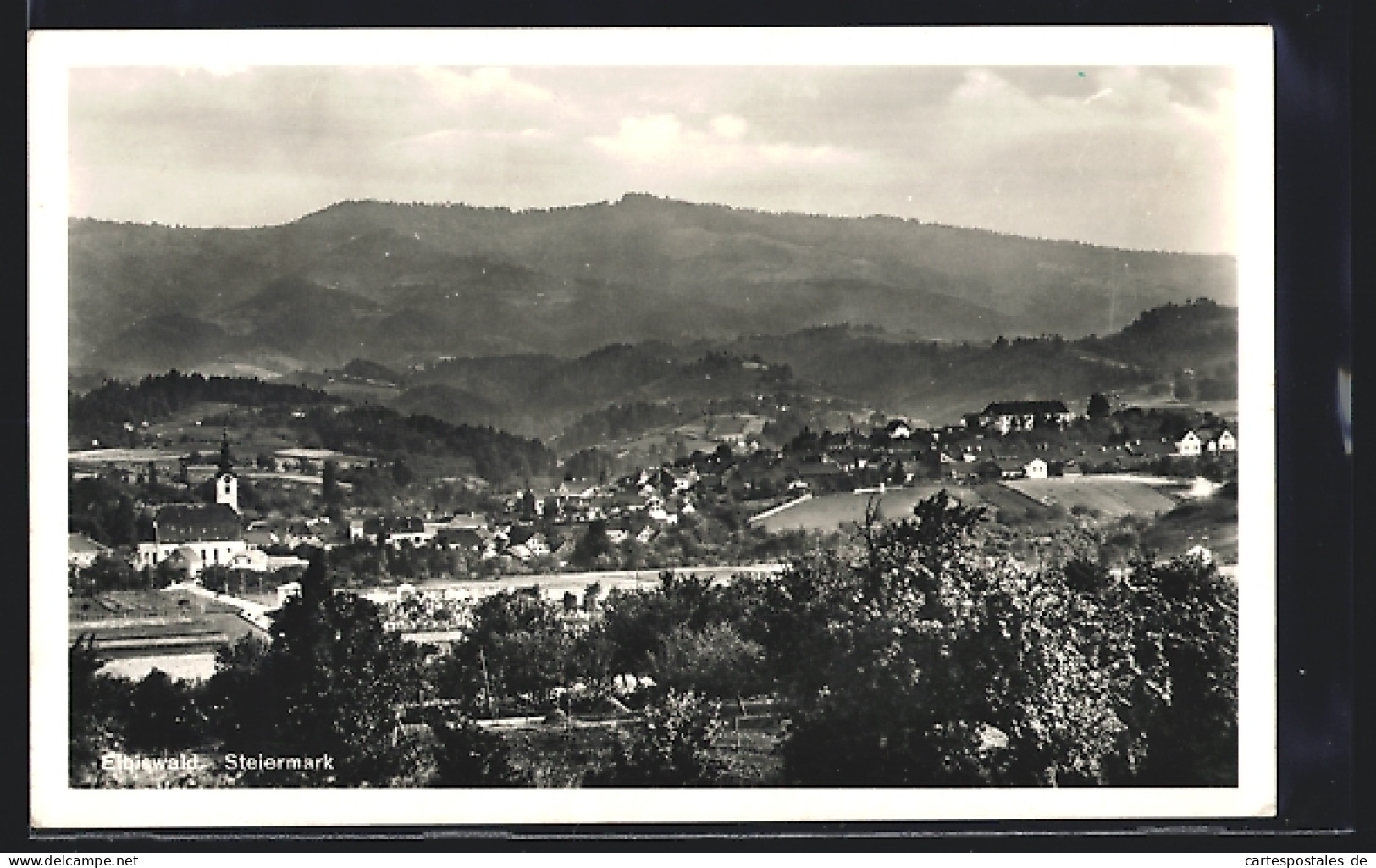 AK Eibiswald, Totalansicht von einem Berg aus