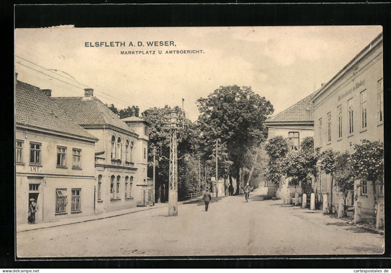 AK Elsfleth, Marktplatz und Amtsgericht