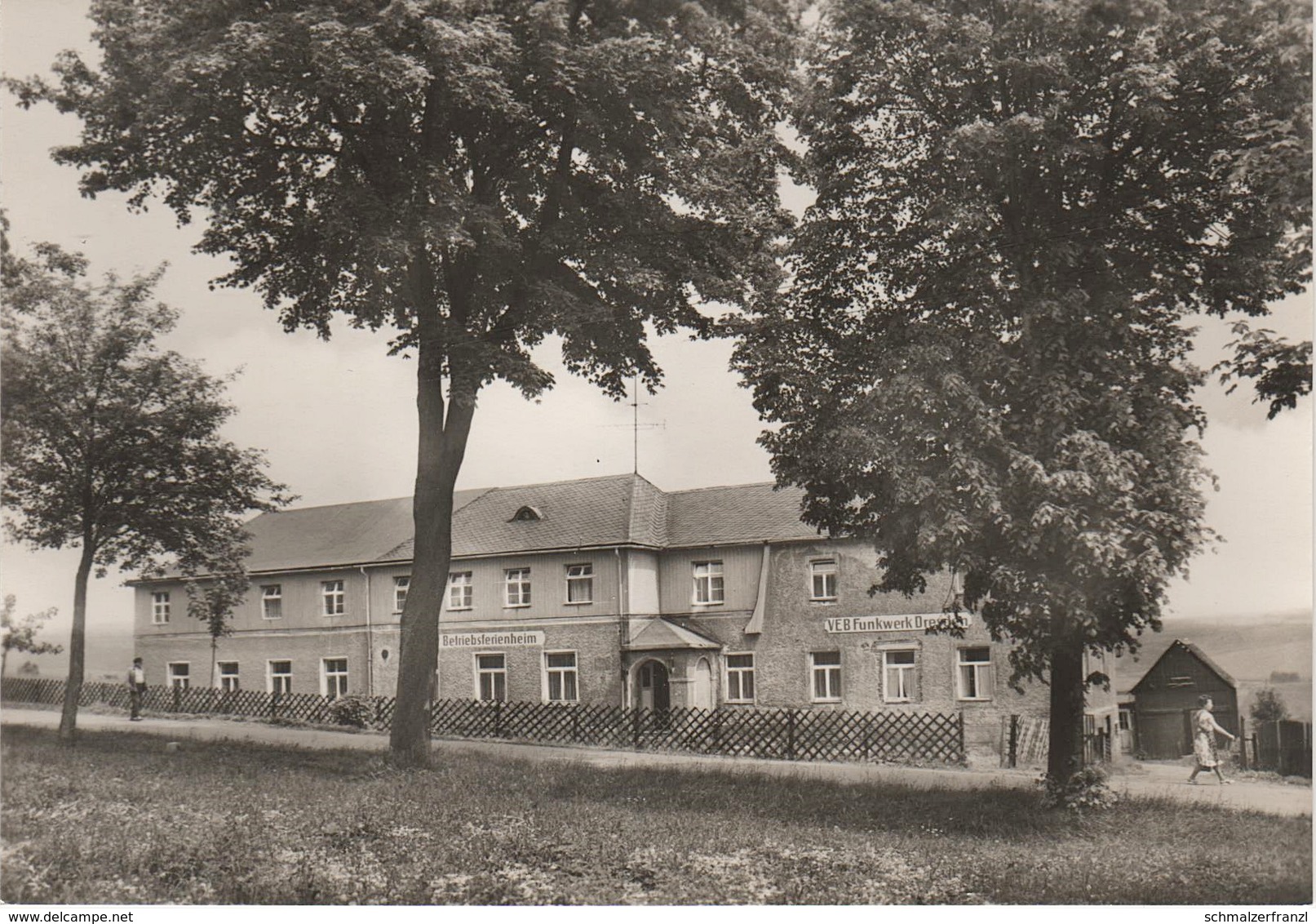 AK Elterlein FDGB Ferienheim Betriebsferienheim VEB Funkwerk Dresden a Scheibenberg Schlettau Annaberg Erzgebirge DDR