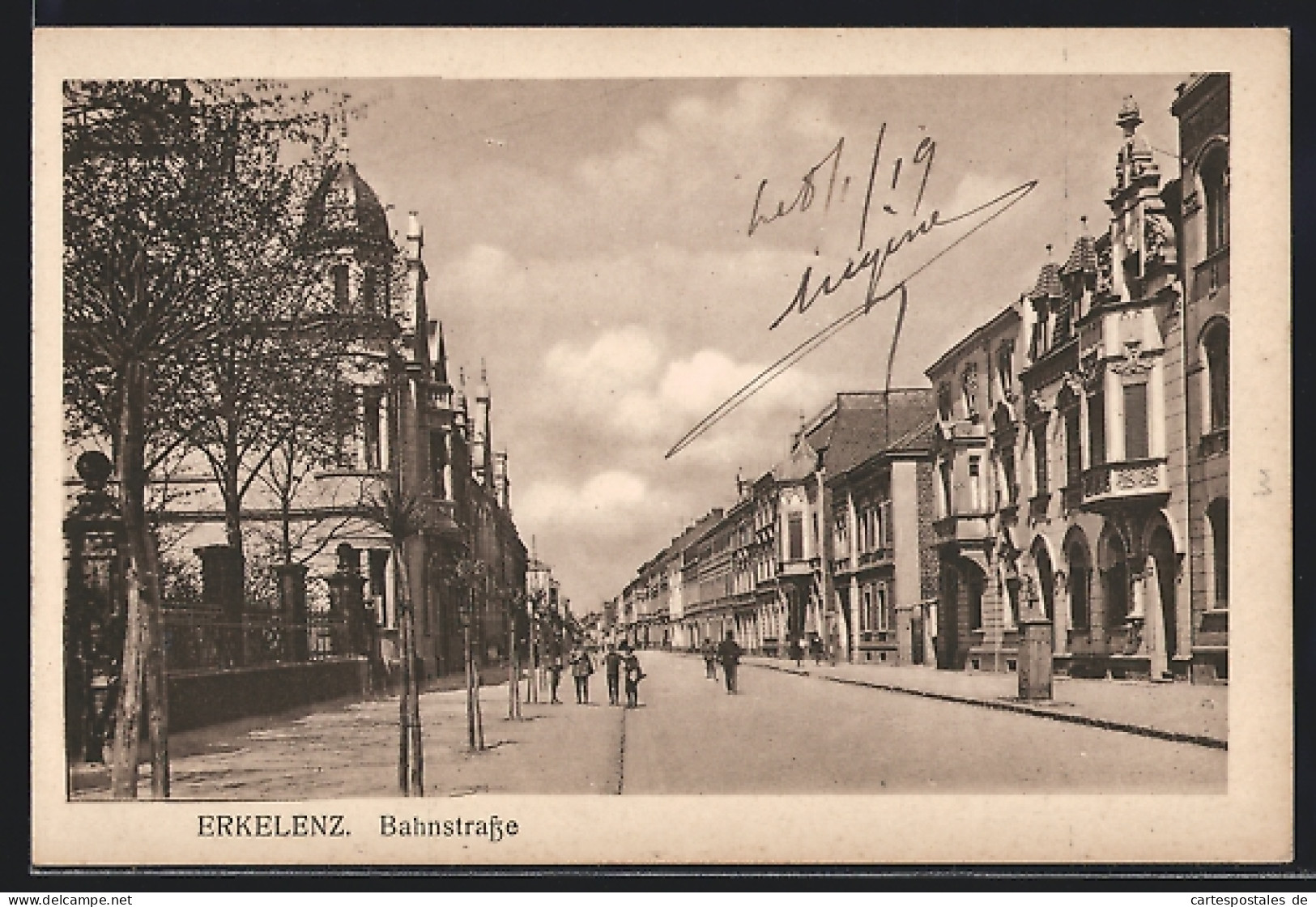 AK Erkelenz, Blick in die Bahnstrasse