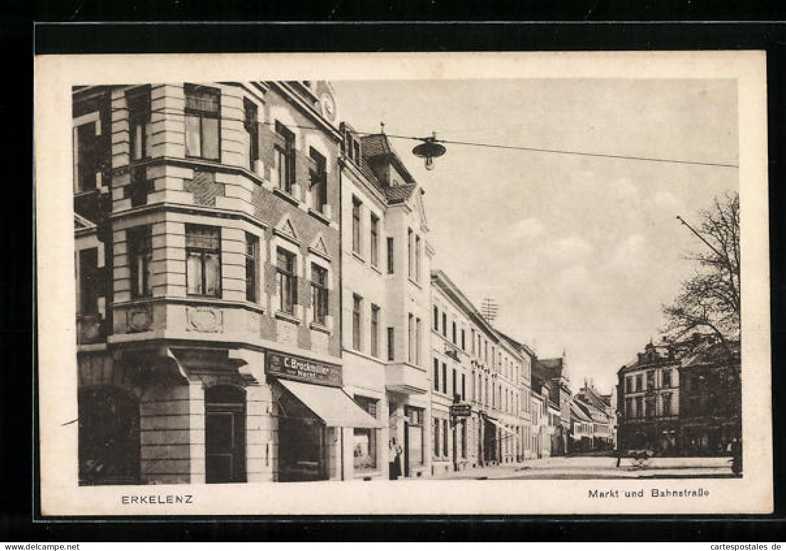 AK Erkelenz, Markt und Bahnstrasse