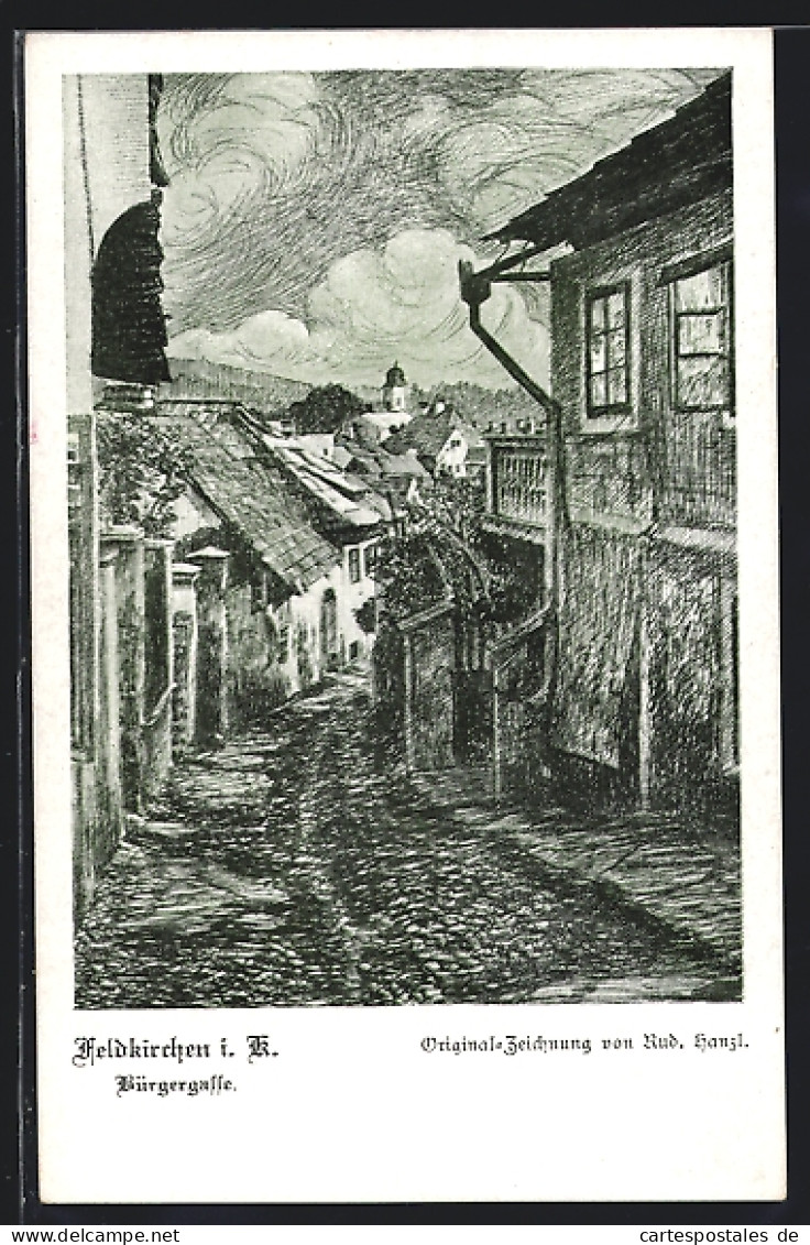 AK Feldkirchen i. K., Partie in der Bürgergasse