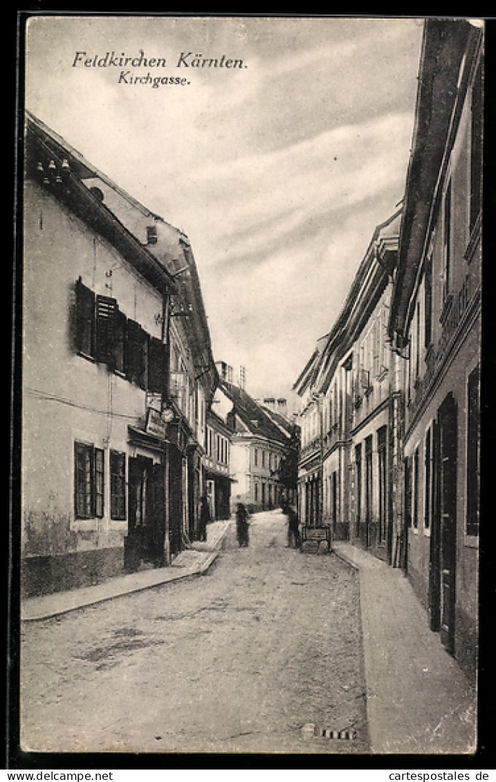 AK Feldkirchen /Kärnten, Partie in der Kirchgasse