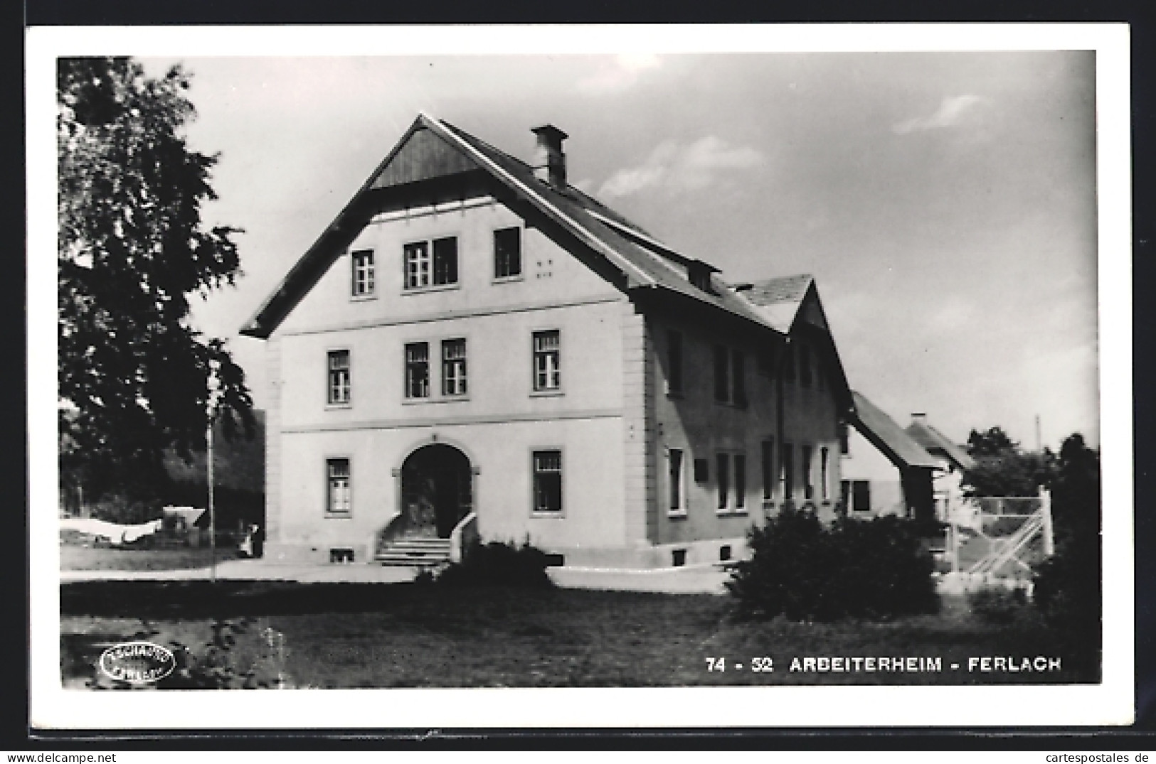 AK Ferlach, Ansicht des Arbeiterheims