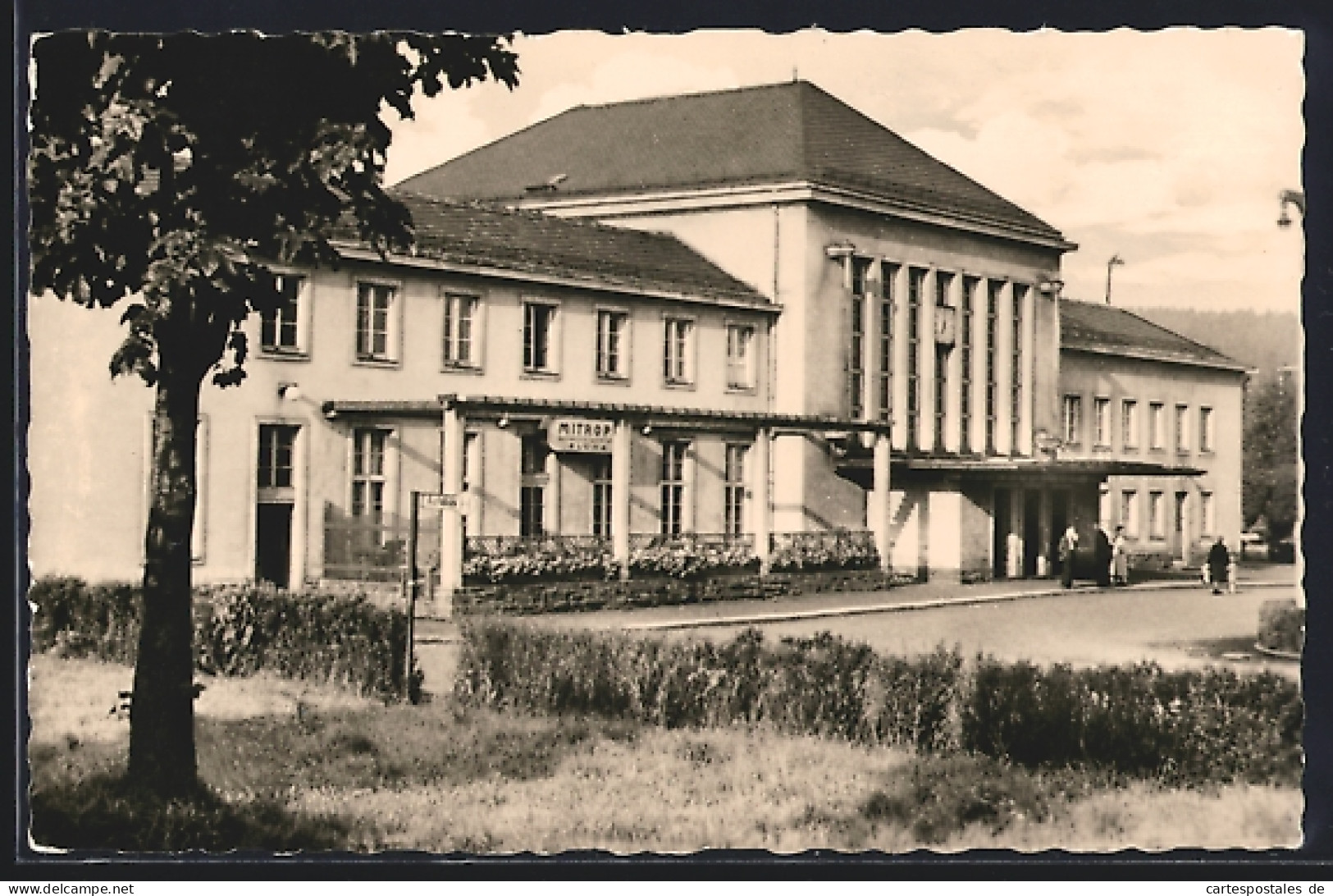 AK Flöha /Sa., Partie am Bahnhof
