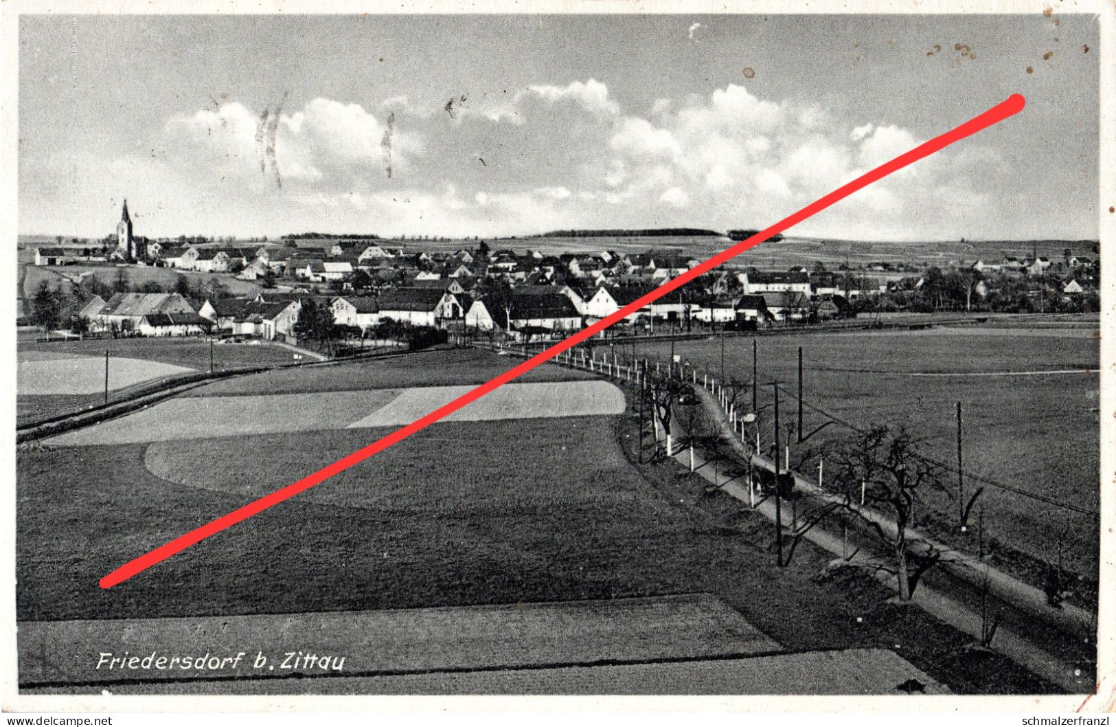 AK Friedersdorf Biedrzychowice Gorne Bahnstrecke Bahnhof a Reichenau Sachsen Bogatynia Markersdorf Reibersdorf Zittau