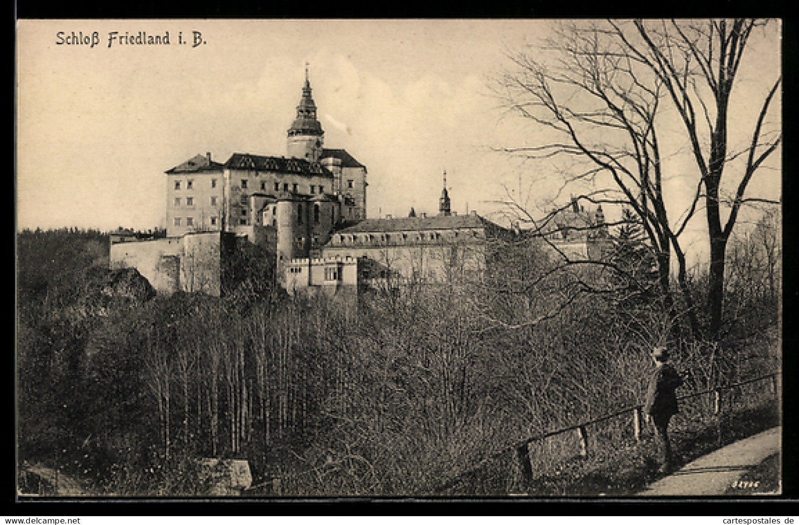 AK Friedland / Frydlant, Schloss Friedland