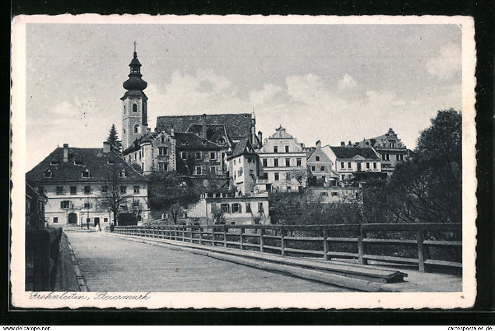 AK Frohnleiten, Kirche mit Nebengebäuden