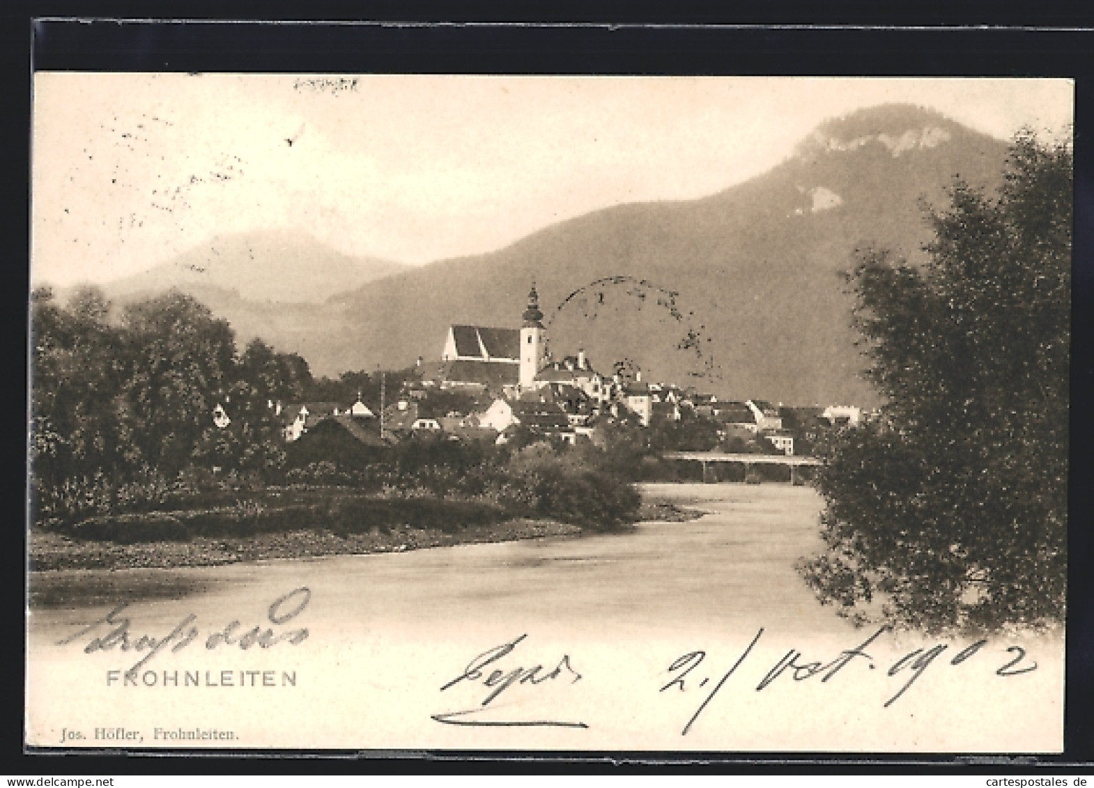 AK Frohnleiten, Teilansicht mit Kirche