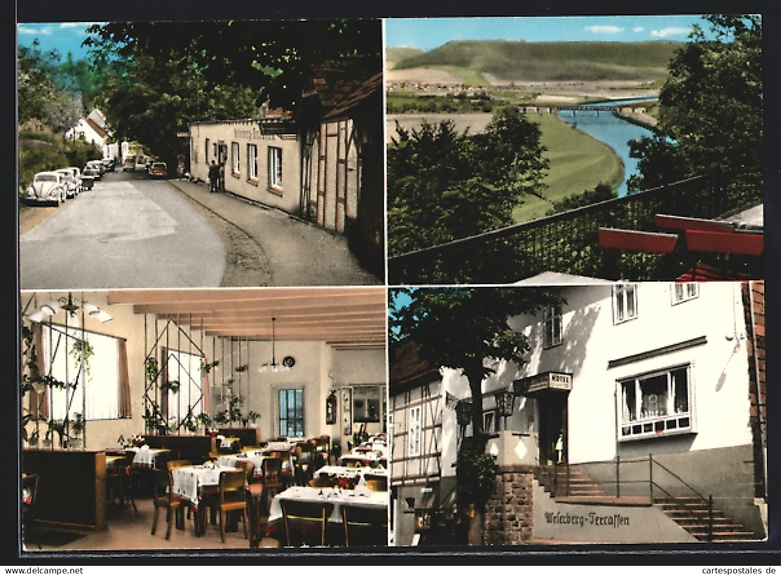 AK Fürstenberg / Weser, Gasthof Weserberg Terrassen & Hotel Fürstenberg