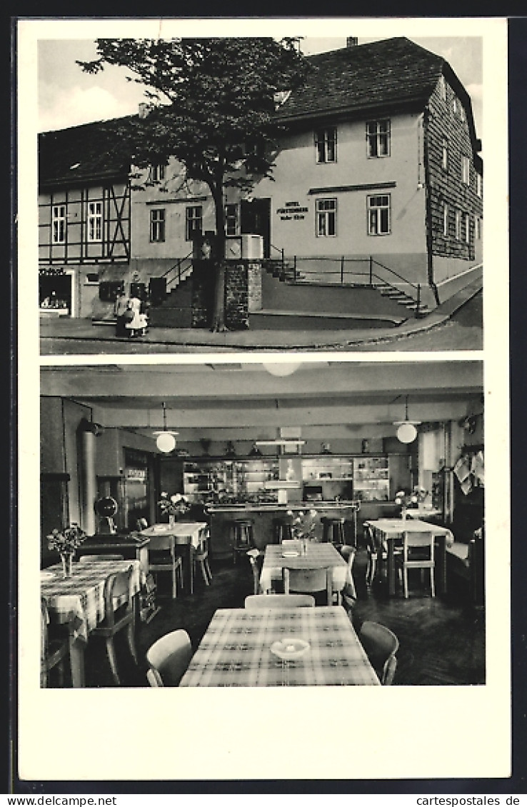 AK Fürstenberg /Weser, Hotel Fürstenberg, Bes. Walter Kaste
