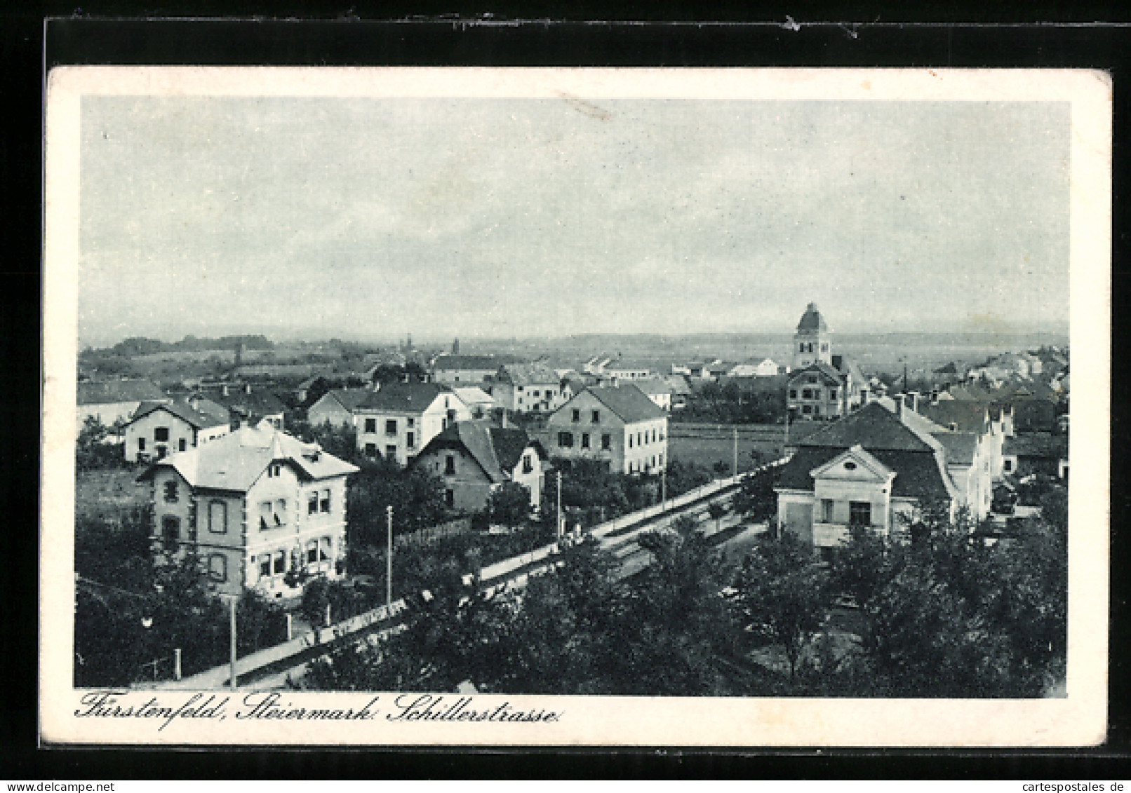 AK Fürstenfeld, Blick in die Schillerstrasse