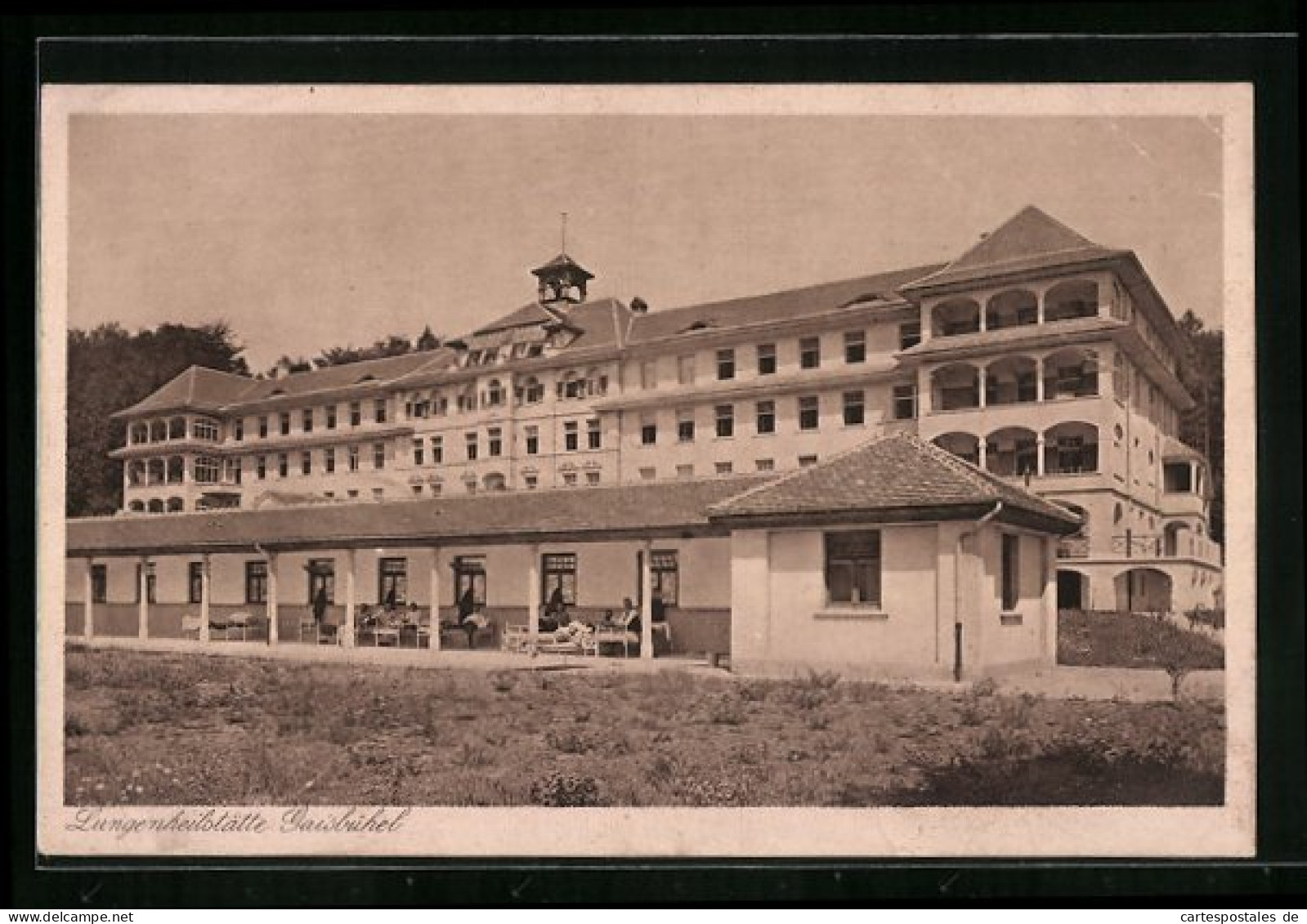 AK Gaisbühel bei Nenzing, Lungenheilstätte mit Sonnenterrasse