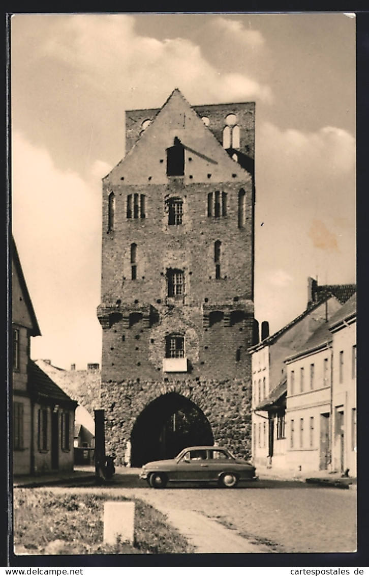 AK Gartz / Oder, Stettiner Tor