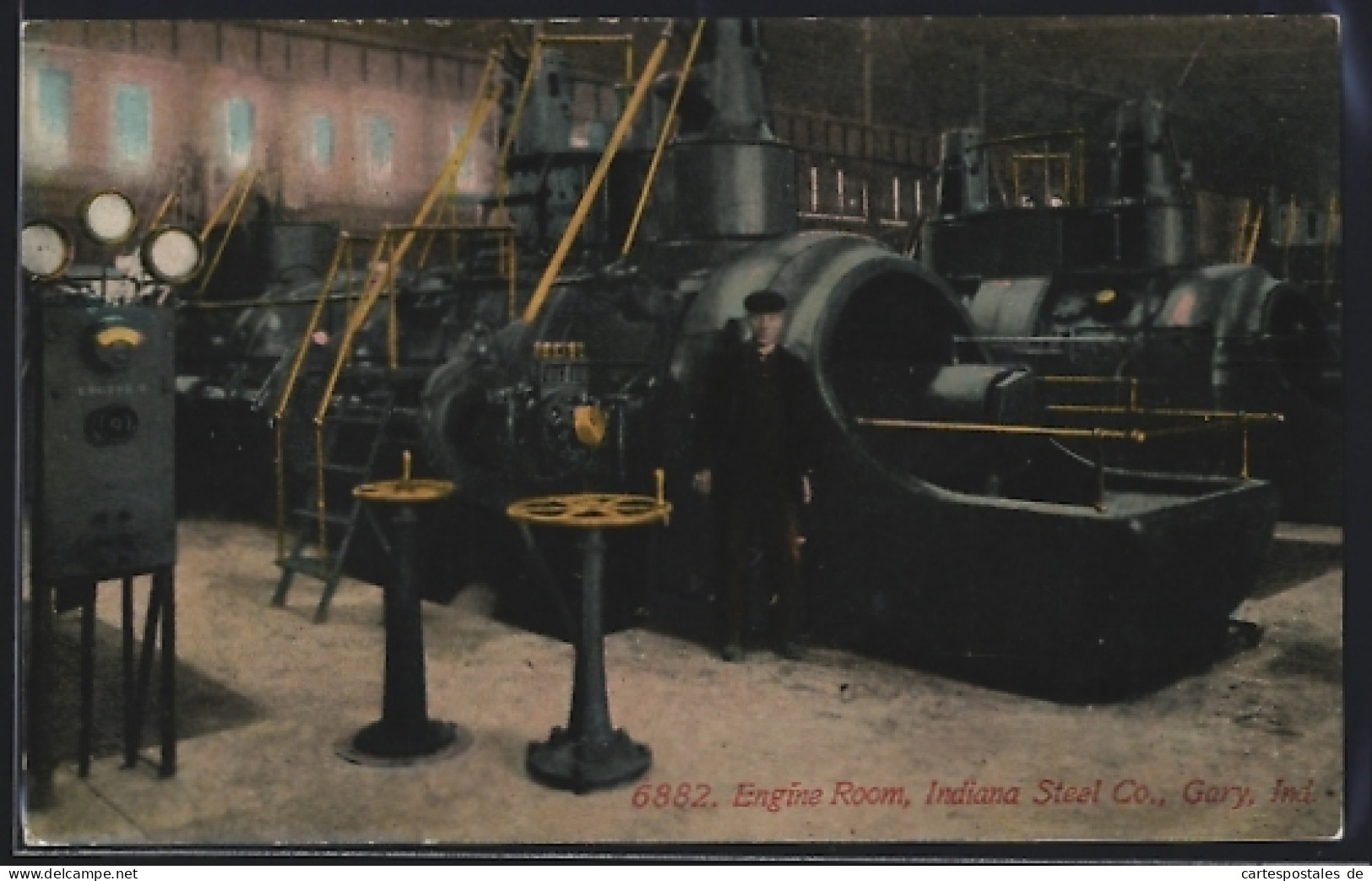 AK Gary, IN, Indiana Steel Co., Engine Room, Bergbau