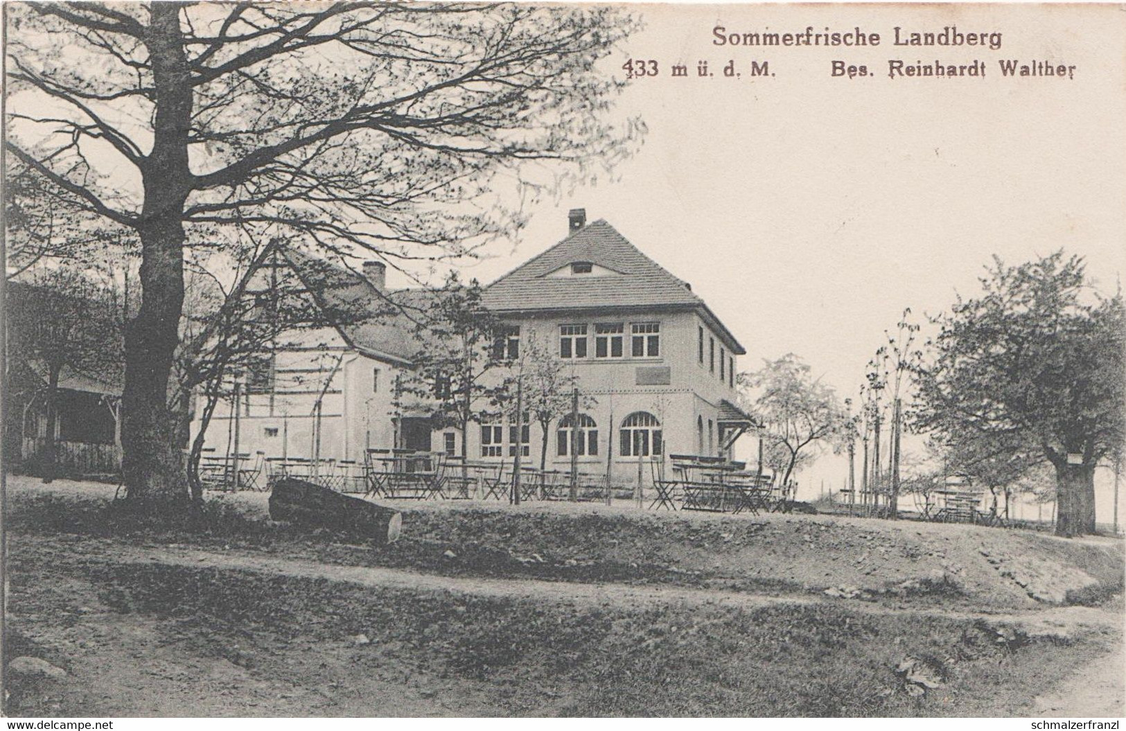 AK Gasthof Landberg Tharandter Wald a Herzogswalde Mohorn Wilsdruff Tharandt Pohrsdorf Grumbach Hartha Grund Hetzdorf
